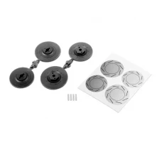 Wheel hubs w/disc shape (large)