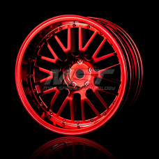 Red 10 spokes 2 ribs wheel (+8) (4)
