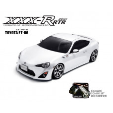 XXX-R RTR 1/10 Scale RC 4WD Racing Car (2.4G) TOYOTA FT-86 (white)