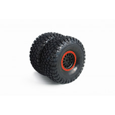 Wheel and Tire Mounted Red 4073 TB7 2шт.