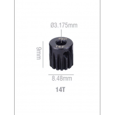 Speedway Slide steel Pinion gear 14T 48P