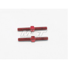 Steel turnbuckle 3X25 (red) (2)