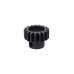 Шестерня стальная Pinion gear 17T M1 для вала 5mm