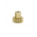 Шестерня алюминиевая Pinion gear 17T M0.5 для вала 2mm