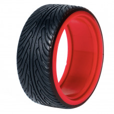 Eagle Drift tyre with insert wheel 26mm (4pcs) Red