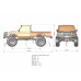 Трофи модель Yikong 4101 PRO 1/10 crawler pickup (Oliver) RTR
