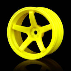 Yellow 5 spokes wheel (+8) (4)