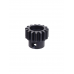 Шестерня стальная Pinion gear 15T M1 для вала 5mm