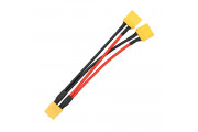 ToolkitRC кабель зарядки с 1-XT60 Female на 2-XT60 Male 14см