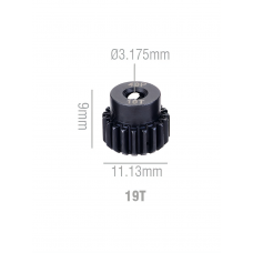Speedway Slide steel Pinion gear 19T 48P