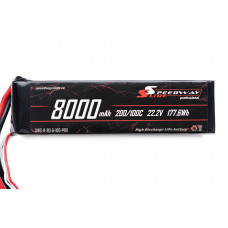 Аккумулятор Speedway Slide Li-Po soft case 6S 22.2v 8000mAh 100C XT90S