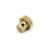 Шестерня алюминиевая Pinion gear 17T M0.5 для вала 2mm
