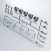 RC Crawler LED Light Bar Set (5 Spotlight) - Silver