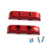 Alum. 3 wires clamps (red)