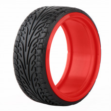 ZR Raptor Drift tyre with insert wheel 26mm (4pcs) red