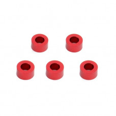 Alum. spacer 3X5.5X3.0 (red) (5)