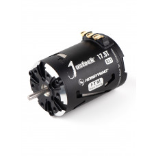 Бесколлекторный сенсорный мотор Justock 3650SD 17.5T BLACK G2 для шоссейных и дрифтовых моделей масштаба 1/10