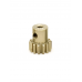 Шестерня алюминиевая Pinion gear 14T M0.5 для вала 2mm