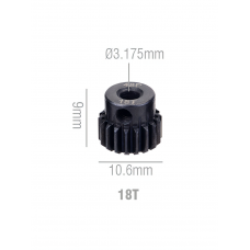 Speedway Slide steel Pinion gear 18T 48P