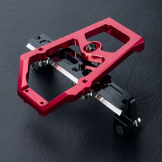 XXX Alum. slide rack steering set (red)