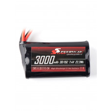 Аккумулятор Speedway Slide 70x37x19mm Li-Ion 3000mAh 2S 7.4V 30C softcase T-Plug
