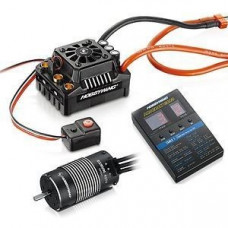 Бесколлекторная бессенсорная система Ezrun COMBO MAX8 TRX PLUG для моделей масштаба 1:8 Бесколлекторная бессенсорная система Ezrun COMBO MAX8 TRX PLUG для моделей масштаба 1:8