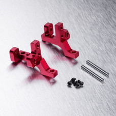 XXX Alum. gear box cover set (HT-F) (red)