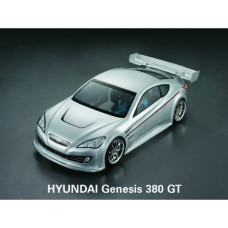 Кузов не окрашенный Hyundai Genesis с отражателями и спойлером