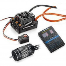Бесколлекторная бессенсорная влагозащищенная система HobbyWing EZRUN MAX8 XT90 4268SL 2600Kv Бесколлекторная бессенсорная влагозащищенная система HobbyWing EZRUN MAX8 XT90 4268SL 2600Kv