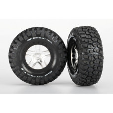 Tires & wheels, assembled, glued (S1 ultra-soft off-road racing compound) (SCT Split-Spoke satin