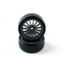 Drift Tire Front (14-Spoke/Black)