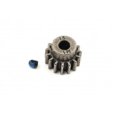Gear, 15-T pinion (1.0 metric pitch, 20В° pressure angle) (fits 5mm shaft)/ set screw