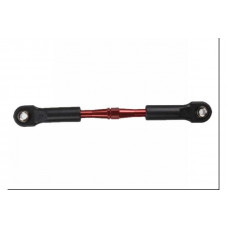 Turnbuckle, aluminum (red-anodized), camber link, rear, 49mm (1) (assembled with rod ends & holl