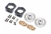 Передние тормозные механизмы Boom Racing Brass Front Brake Disc Set for BRX70/BRX80/BRX90 PHAT™ Axle for BRX01