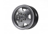 Boom Racing ProBuild™ 1.9" Narrow CSK LSE 5-Spoke Classic Adjustable Offset Aluminum Beadlock Wheels (2) Gun Metal/Gun Metal