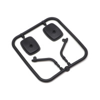 Boom Racing Rubber Side Mirrors for Land Rover® Series III for BRX02 88 10 Boom Racing Rubber Side Mirrors for Land Rover® Series III for BRX02 88 10