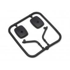 Boom Racing Rubber Side Mirrors for Land Rover® Series III for BRX02 88 109