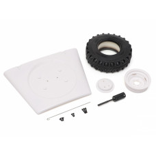 Boom Racing Land Rover® Series Deluxe Bonnet w/ Spare Wheel and Tire for BRX02 109 и 88
