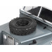 Boom Racing Spare Wheel and Tire with Mount for Series Land Rover® Razor Bonnet for BRX02 88 Boom Racing Spare Wheel and Tire with Mount for Series Land Rover® Razor Bonnet for BRX02 88