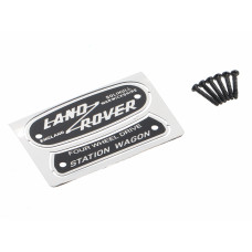 Boom Racing Emblem Set (Stainless Steel) for Series Land Rover® Station Wagon for BRX02 88