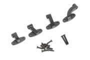 Boom Racing Metal Door Hinge Set for Land Rover® Series II 88 Station Wagon Black for BRX02 88 Boom Racing Metal Door Hinge Set for Land Rover® Series II 88 Station Wagon Black for BRX02 88