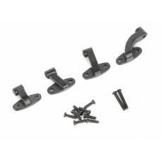 Boom Racing Metal Door Hinge Set for Land Rover® Series II 88 Station Wagon Black for BRX02 88