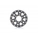 Boom Racing ProBuild™ 1.55" CFH6 Adjustable Offset Aluminum Beadlock Wheels (2) Flat Silver/Carbon Fiber