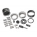 Boom Racing ProBuild™ 1.55" CFS6 Adjustable Offset Aluminum Beadlock Wheels (2) Gun Metal/Carbon Fiber
