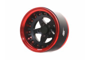 Boom Racing ProBuild™ 1.9" SS5 Adjustable Offset Aluminum Beadlock Wheels (2) Red/Matte Black Boom Racing ProBuild™ 1.9" SS5 Adjustable Offset Aluminum Beadlock Wheels (2) Red/Matte Black