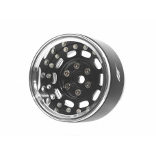 Boom Racing ProBuild™ 1.9" MAG10 Adjustable Offset Aluminum Beadlock Wheels (2) Chrome/Black