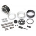 Boom Racing ProBuild™ 1.9" SV5 Adjustable Offset Aluminum Beadlock Wheels (2) Raw Silver/Matte Black