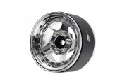  Boom Racing ProBuild™ 1.9" SV5 Adjustable Offset Aluminum Beadlock Wheels (2) Chrome/Chrome