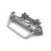 Axial SCX10 Realistic Metal Front Bumper with Towing Hooks - Серебристый