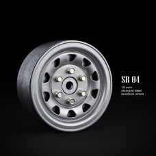 1.9 SR04 beadlock wheels (Серебристый) (4 шт)